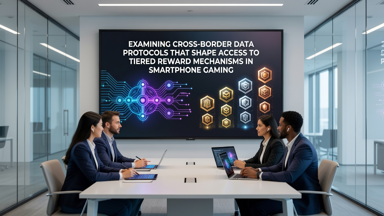 Smartphone displaying tiered reward interface in a gaming application